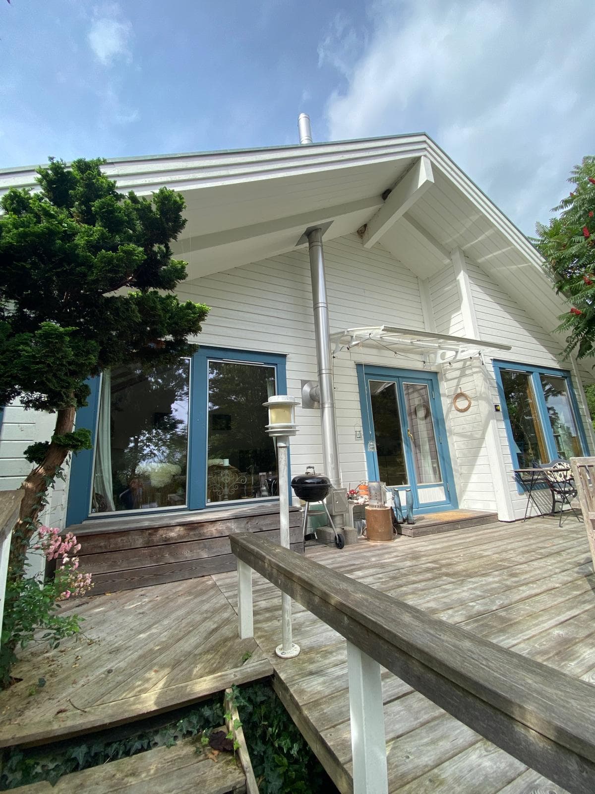 Giebelansicht vorher.